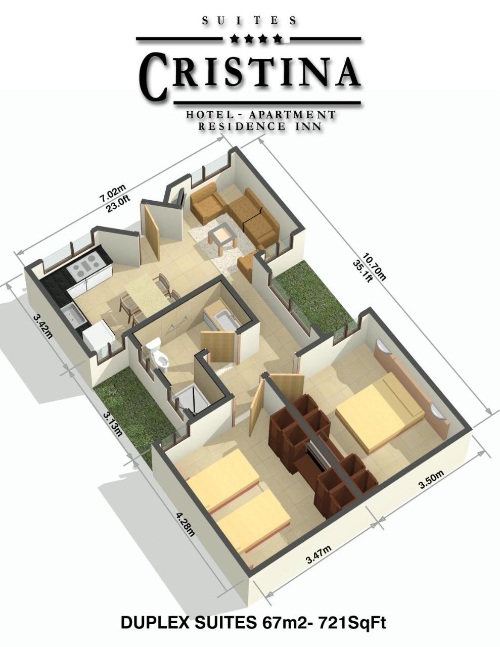 Hotel Residence Inn Suites Cristina San José Exterior foto