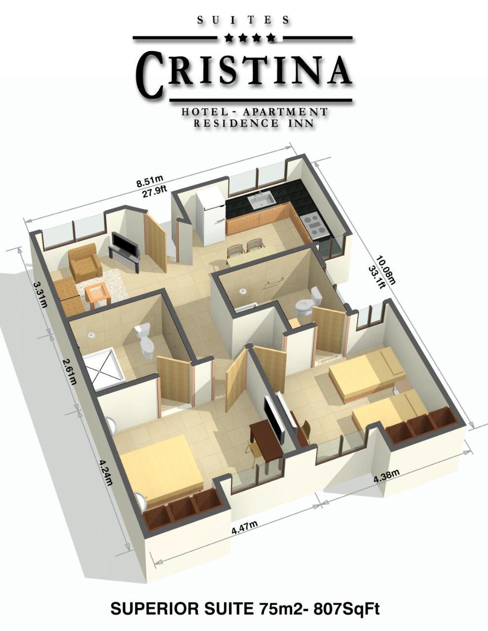 Hotel Residence Inn Suites Cristina San José Exterior foto